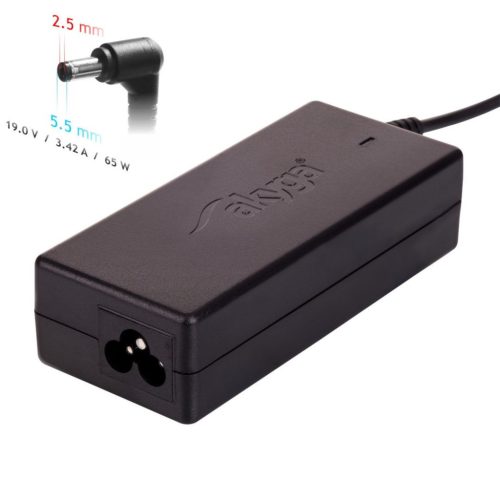 Akyga AK-ND-01 19V / 3,42A 65W 5,5x2,5mm universelles Netzteil für Notebooks