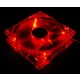 Akyga AW-12A-BR System Lüfter 12cm Rot LED OEM