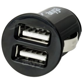 Akyga AK-CH-02 USB-Adapter 12-24V/5V/2,1A 2USB Schwarz