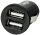 Akyga AK-CH-02 USB-Adapter 12-24V/5V/2,1A 2USB Schwarz