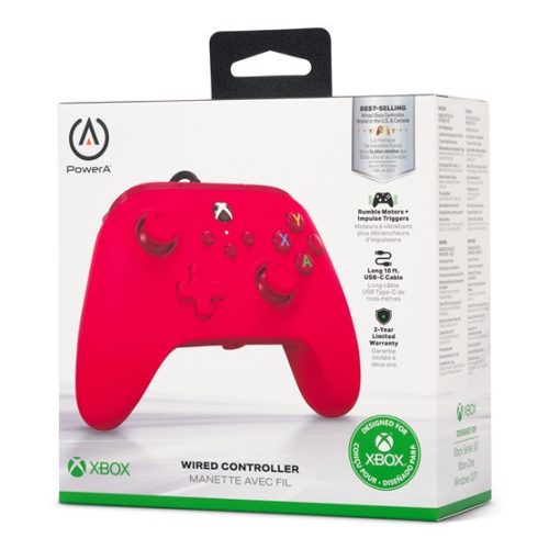 PowerA kabelgebundener Controller Xbox Series X|S - Rot