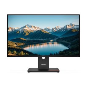   Lenovo 27" ThinkVision T27Q-40 Monitor - 64A6GAT6EU - Eclipse Schwarz