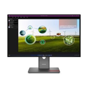   Lenovo ThinkVision 27" P27Q-40 Monitor - 64A7GAT6EU - Eclipse Schwarz