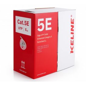 KELine Giga-Fali-Kabel UTP (U/UTP) Cat.5E, PVC 305 m Spule