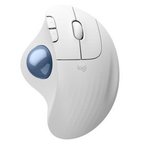 Logitech ERGO M575S - Off-White + Blaue Kugel