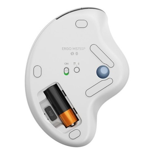 Logitech ERGO M575S - Off-White + Blaue Kugel