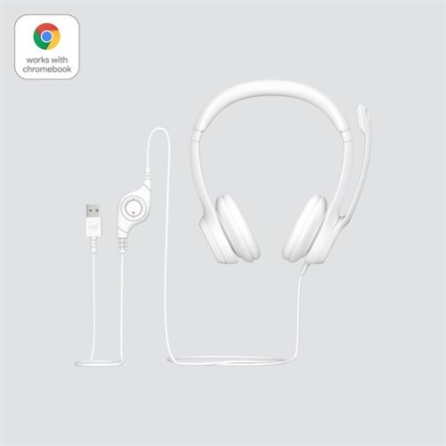 Logitech H390 USB Computer-Headset - Weiß