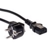Akyga AK-PC-06C PC Stromkabel, 3 m, schwarz