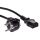 Akyga AK-PC-06C PC Stromkabel, 3 m, schwarz