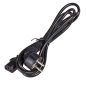 Akyga AK-PC-06C PC Stromkabel, 3 m, schwarz