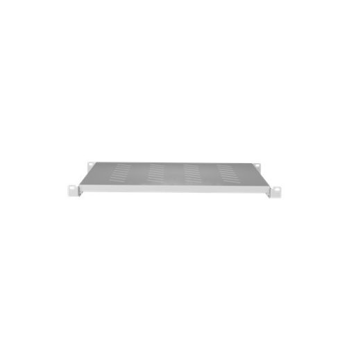 Lanberg 19" fix Regalablage/Schublade 1HE, grau, 800mm tief für Standgehäuse