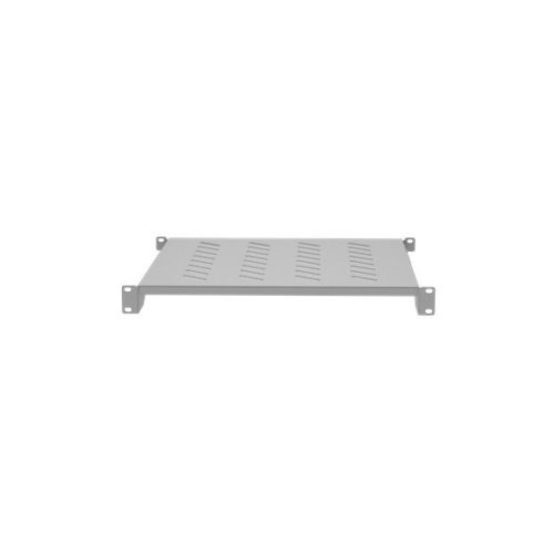 Lanberg 19" fix Regalablage/Schublade 1HE, grau, 800mm tief für Standgehäuse