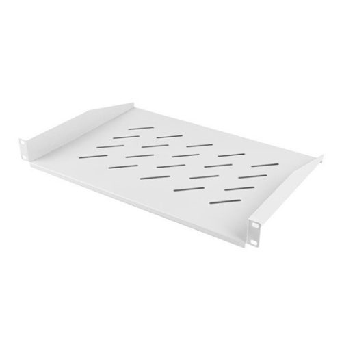 Lanberg 19" fix Regalablage/Schublade 1U, grau, für 450/600/800/1000/1200mm stehende und Wandmontage-Schränke
