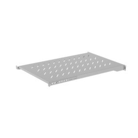   Lanberg 19" fix Regaltablett 1U, grau, für 800/1000mm tiefe Standgehäuse