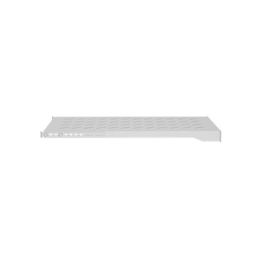 Lanberg 19" fix Regaltablett 1U, grau, für 800/1000mm tiefe Standgehäuse