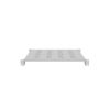 Lanberg 19" fix Regaltablett 1U, grau, für 800/1000mm tiefe Standgehäuse