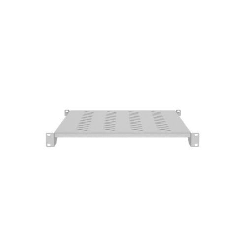 Lanberg 19" fix Regaltablett 1U, grau, für 800/1000mm tiefe Standgehäuse