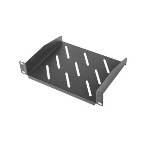   Lanberg 10" fix Regaltablett 1U/254x180mm 20kg maximale Belastbarkeit, schwarz