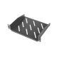 Lanberg 10" fix Regaltablett 1U/254x180mm 20kg maximale Belastbarkeit, schwarz