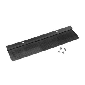 Lanberg 19" Kabeldurchführung mit Bürste, Schwarz