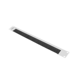 Lanberg 19" 1U Kammplatte, einseitig, grau