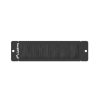 Lanberg 10" Kabeldurchführung mit Bürste, Schwarz