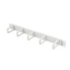 Lanberg 19" 1U Kabelmanagement-Panel mit 5 Kunststoffringen, grau