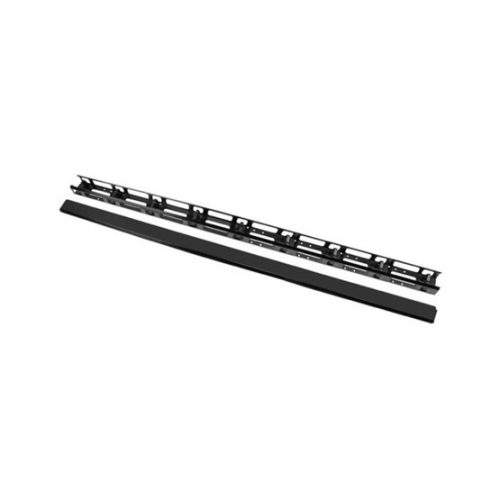 Lanberg Vertikaler Kabelkanal 42U 19" freistehender Schrank 2 Stück, schwarz