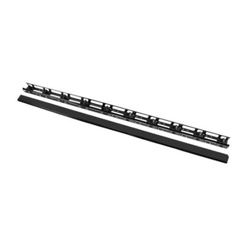 Lanberg Vertikaler Kabelkanal 47U 19" freistehender Schrank 2 Stück, schwarz