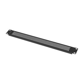 Lanberg 19" 1U perforated cover panel, black