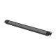 Lanberg 19" 1U perforated cover panel, black