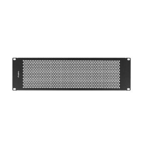 Lanberg 19" 3U gelochte Abdeckung, schwarz