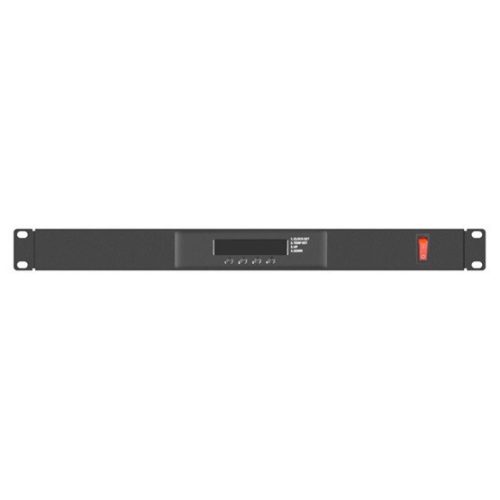 Lanberg 19" 1U Lüftereinheit mit LCD-Display, Thermostat, 4x Lüfter, 230V, Schwarz