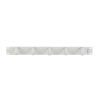 Lanberg 19" 1U Ring Cable Management Panel, 5 Metal Rings, Grau