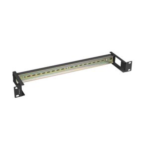 Lanberg 19" 1U DIN-Schienepanel, schwarz