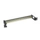 Lanberg 19" 1U DIN-Schienepanel, schwarz