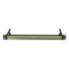 Lanberg 19" 1U DIN-Schienepanel, schwarz