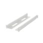   Lanberg 397–680 mm einstellbares Rack-Schienenset, 1U, grau