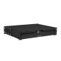   Lanberg 19" Schublade 2U/483x360mm 90kg maximale Belastbarkeit, 4-Punkt-Montage, Schwarz