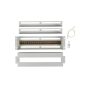 Lanberg 19" 3U Sicherungspanel mit DIN-Schiene, grau