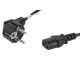 Lanberg CEE 7/7->IEC 320 C13 Netzkabel 1,8 m, schwarz