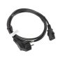 Lanberg CEE 7/7->IEC 320 C13 Netzkabel 1,8 m, schwarz