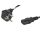 Lanberg CEE 7/7->IEC 320 C13 Netzkabel 1,8 m, VDE Schwarz