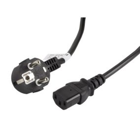 Lanberg CEE 7/7 - IEC 320 C13 Netzkabel - 3m - Schwarz