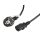 Lanberg CEE 7/7 - IEC 320 C13 Netzkabel - 3m - Schwarz