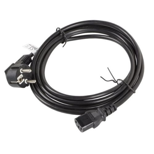 Lanberg CEE 7/7 - IEC 320 C13 Netzkabel - 3m - Schwarz