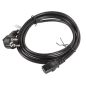 Lanberg CEE 7/7 - IEC 320 C13 Netzkabel - 3m - Schwarz