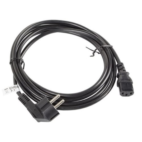 Lanberg CEE 7/7 - IEC 320 C13 Netzkabel - 3m - Schwarz