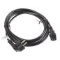 Lanberg CEE 7/7 - IEC 320 C13 Netzkabel - 3m - Schwarz