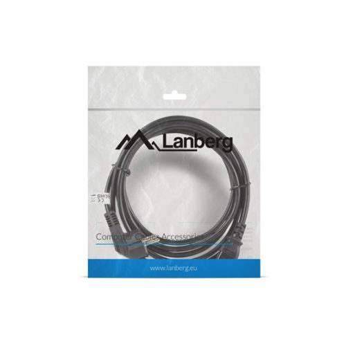 Lanberg CEE 7/7 - IEC 320 C13 Netzkabel - 3m - Schwarz